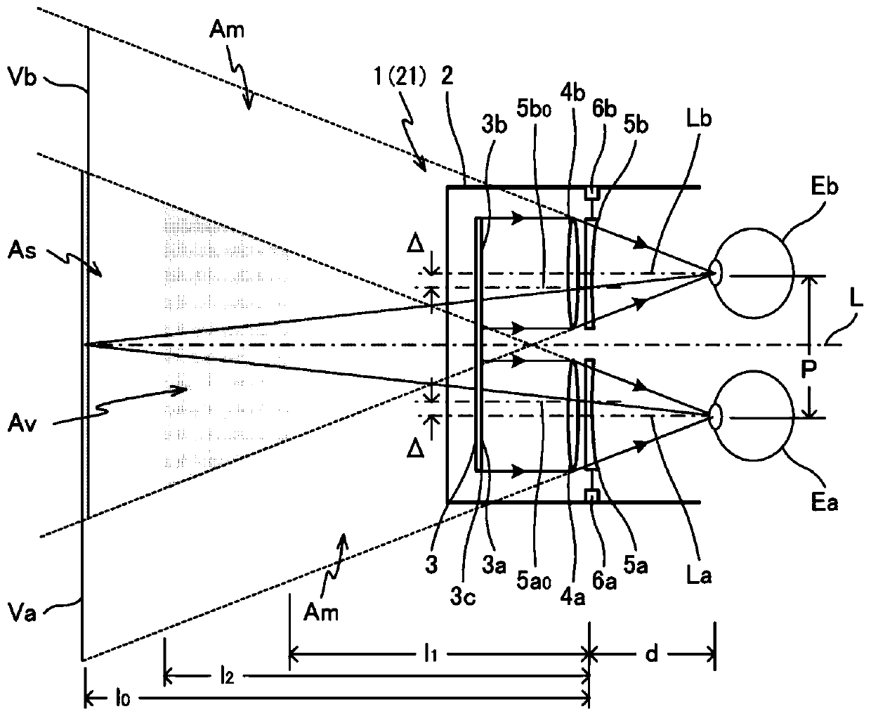 Head-mounted display and method for designing wide-focus lens used in same