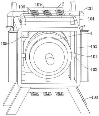 Dustproof heat dissipation type permanent magnet motor