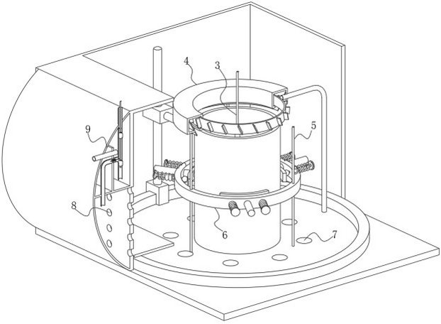 Furnace body cutting device of biomass gasifier