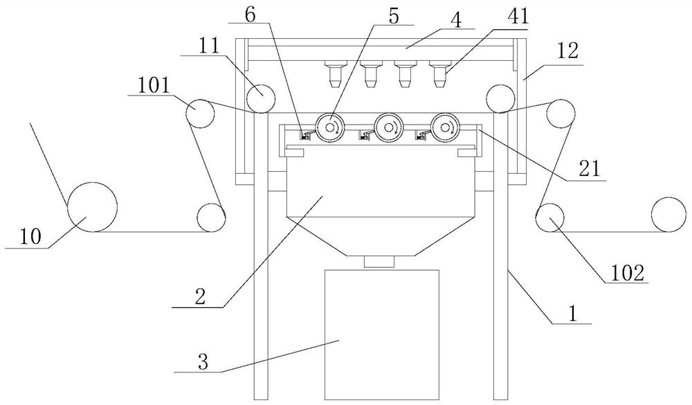 A kind of super-flexible spunbond non-woven double reinforcement molding process