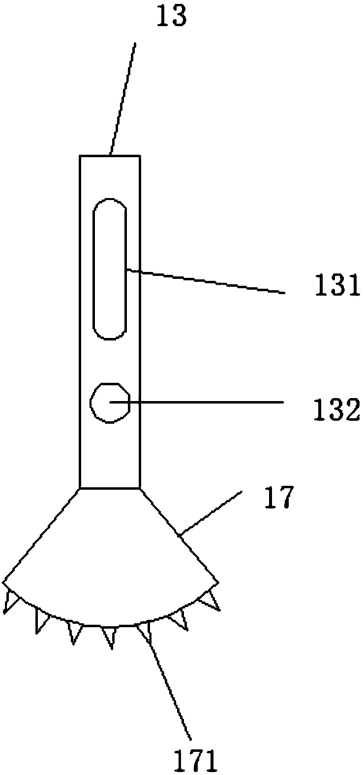 Semi-gear rack-meshed type drying device of X-ray medical image film