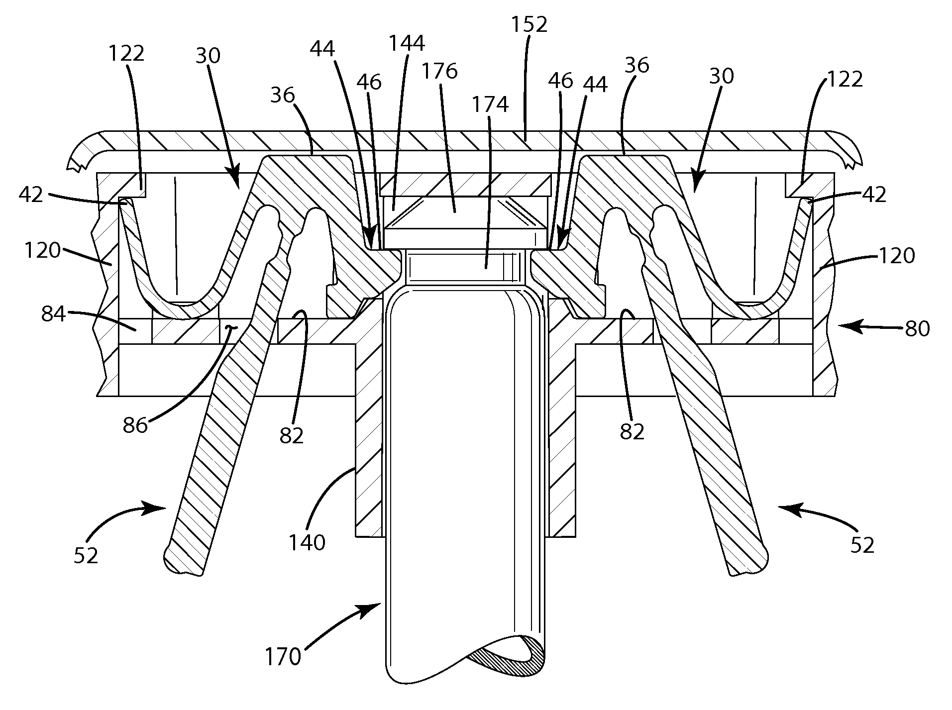 Wheel assembly for trash/recycling cart