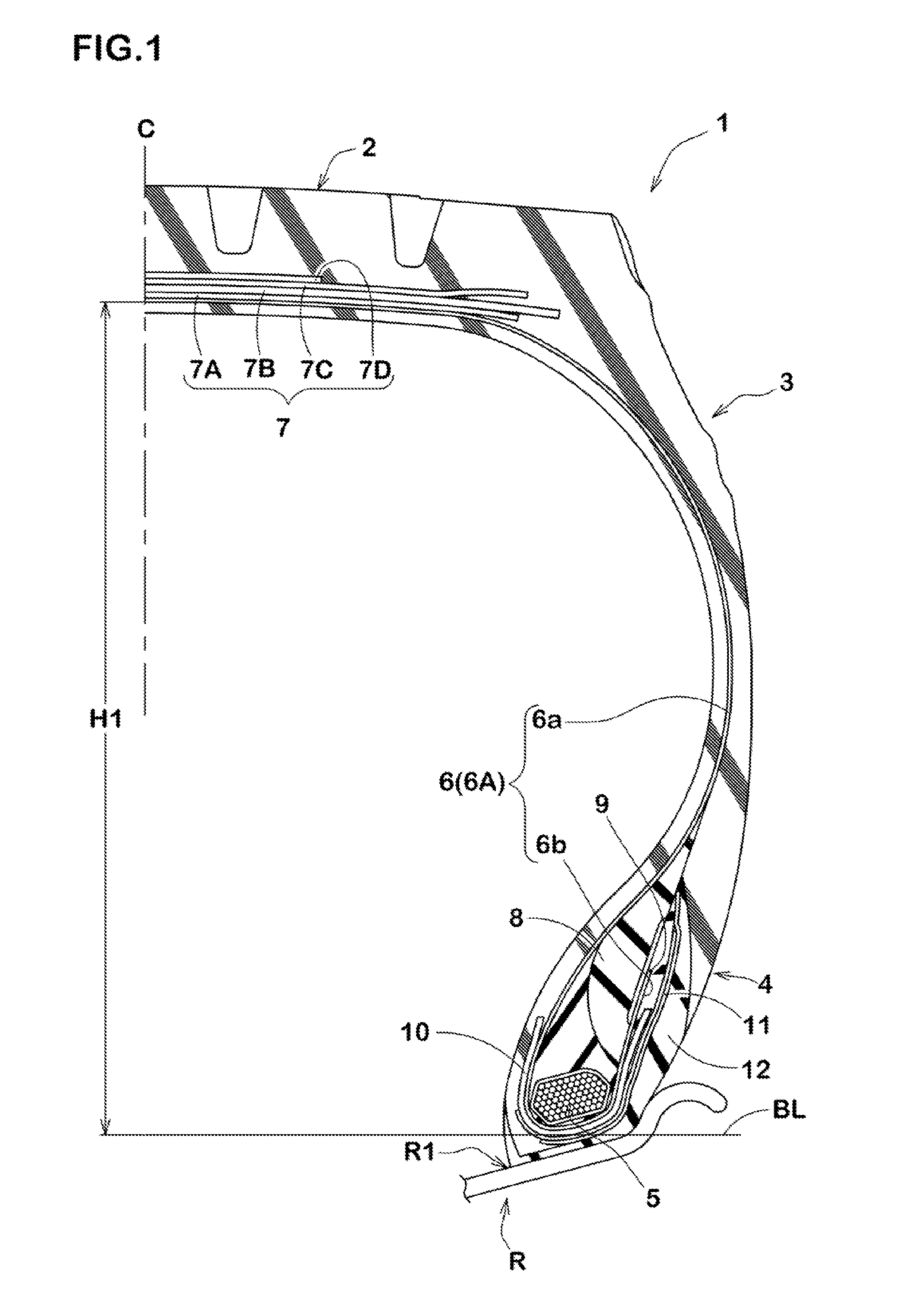 Heavy-duty pneumatic tire