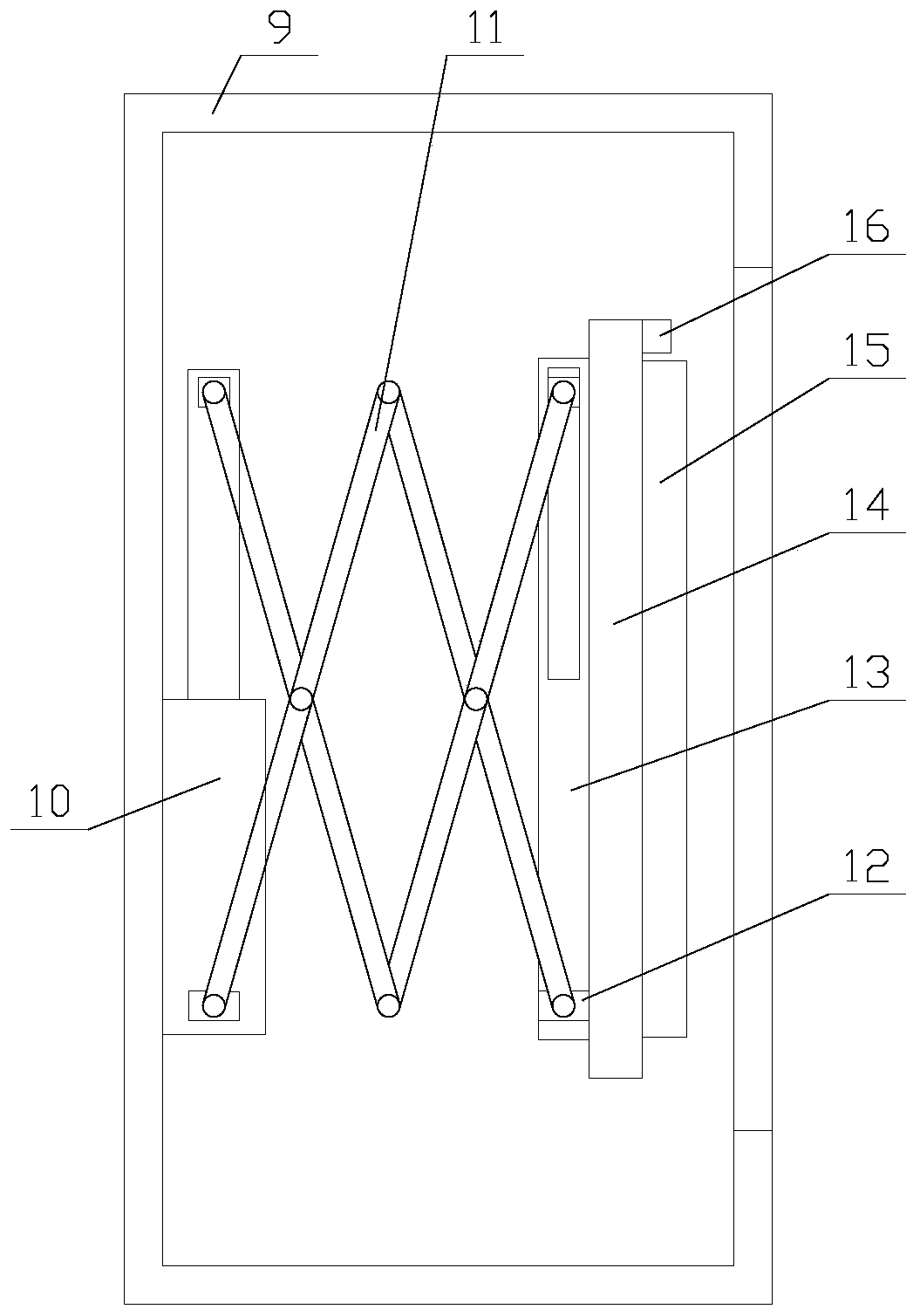 Stable weighing device with leveling function