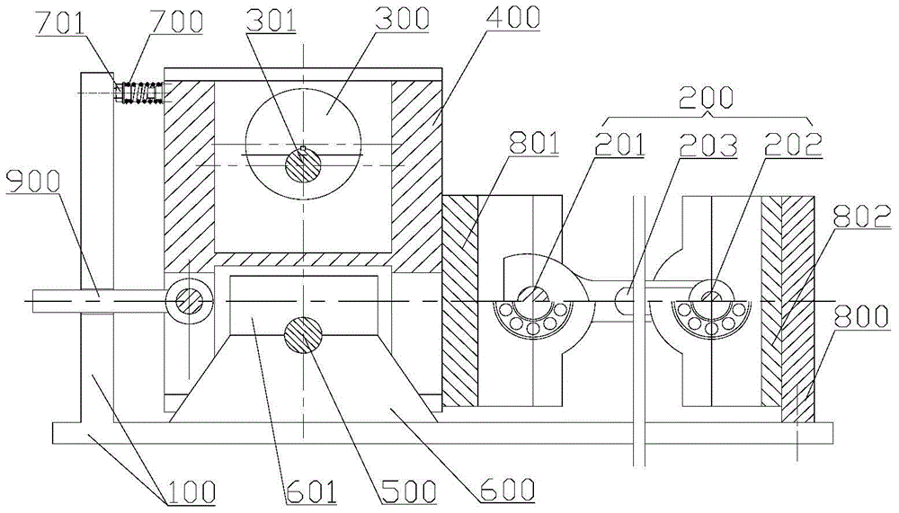 A connecting rod fatigue test device