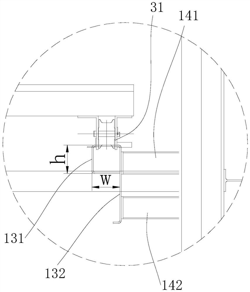 Overhanging type stereo garage