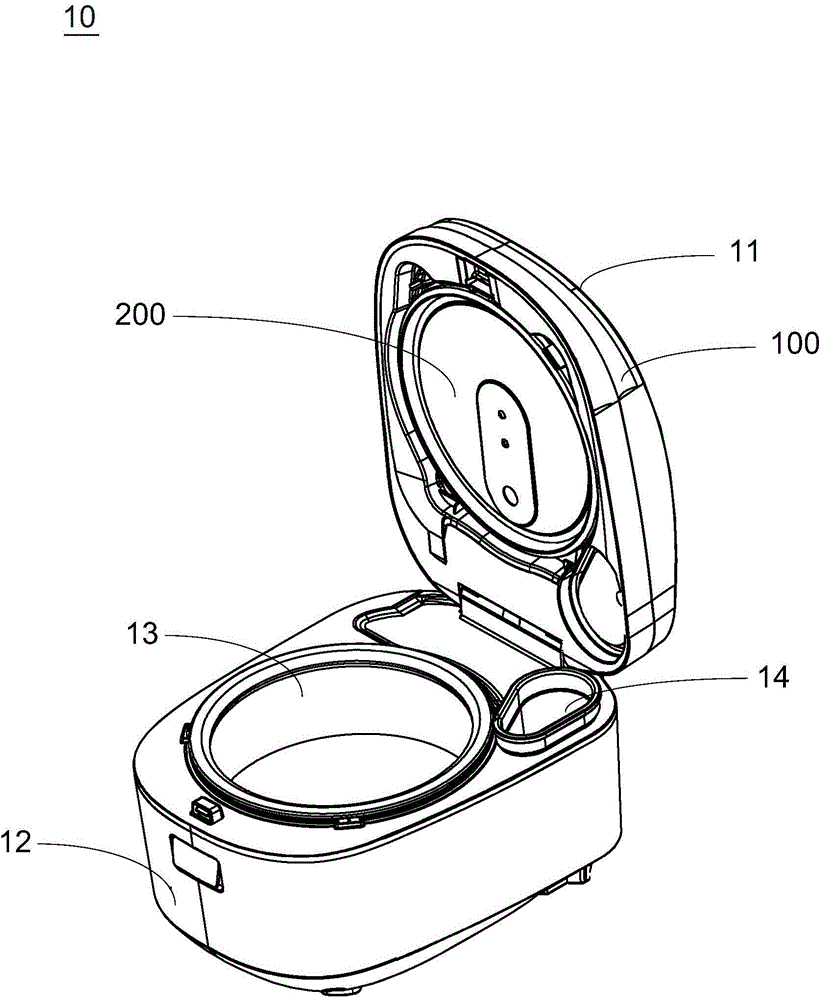 Rice cooker and cover body assembly applied to rice cooker