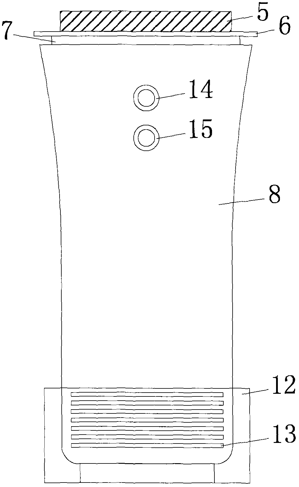 Combined flowerpot with air-purifying function