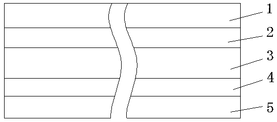 Therslipperlastic elastomer protective film and preparation process thereof