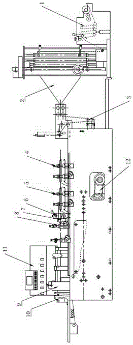 Novel milk bag producing machine