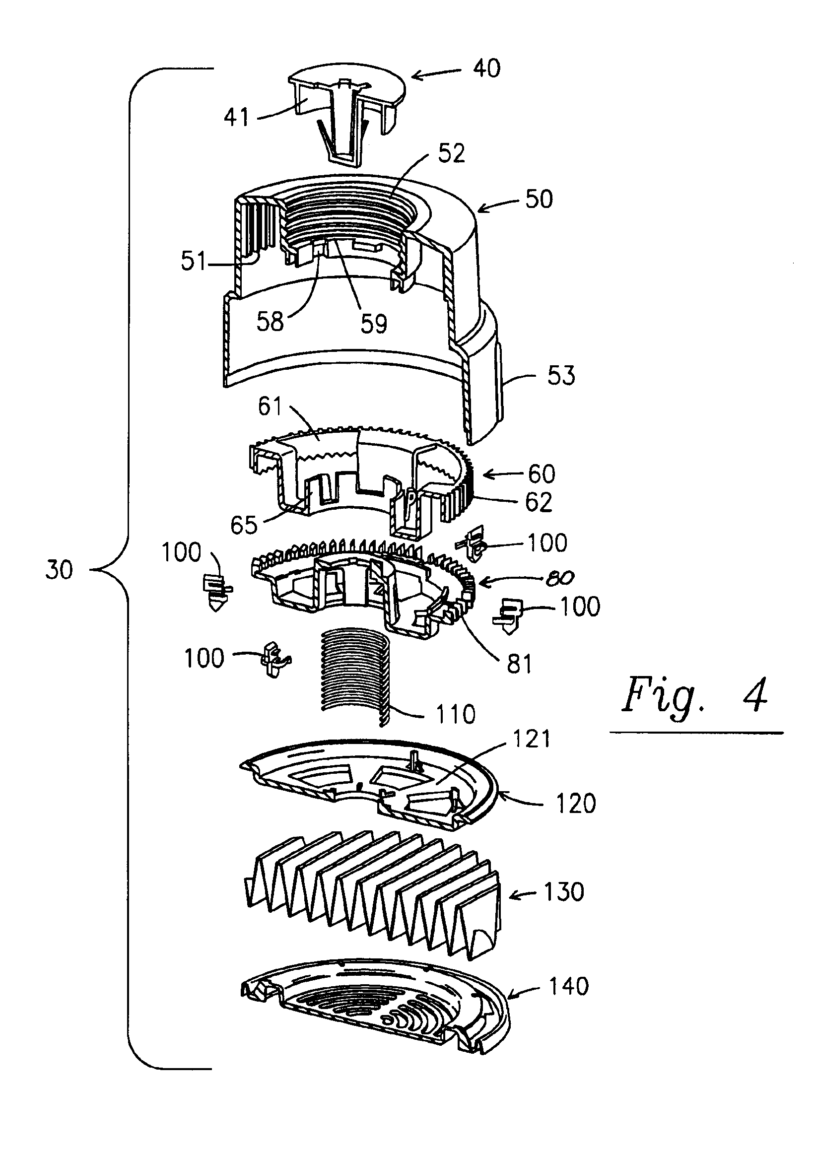 Bottled water dispenser with shutoff, variable filtration capacity and replaceable cartridge filter