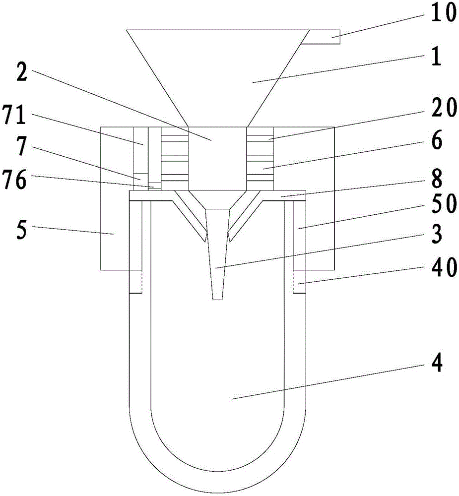 Closed urine sampler