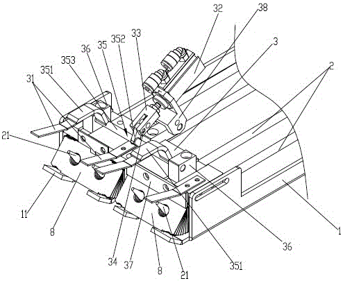 A fin arrangement fixture