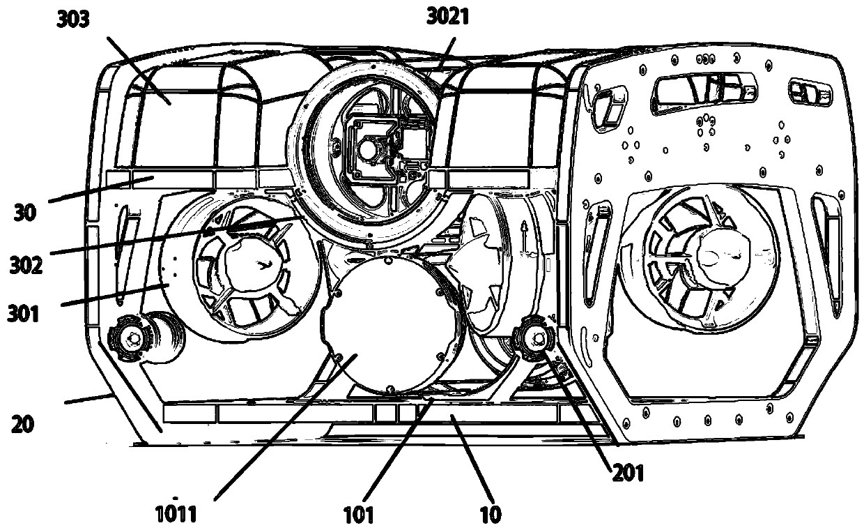 Multifunctional common remote control unmanned submersible platform and application method thereof