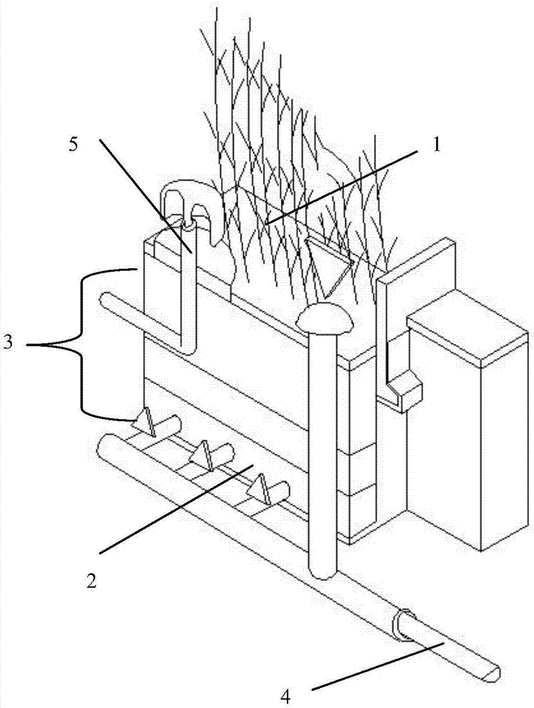 Township sewage treatment process and equipment