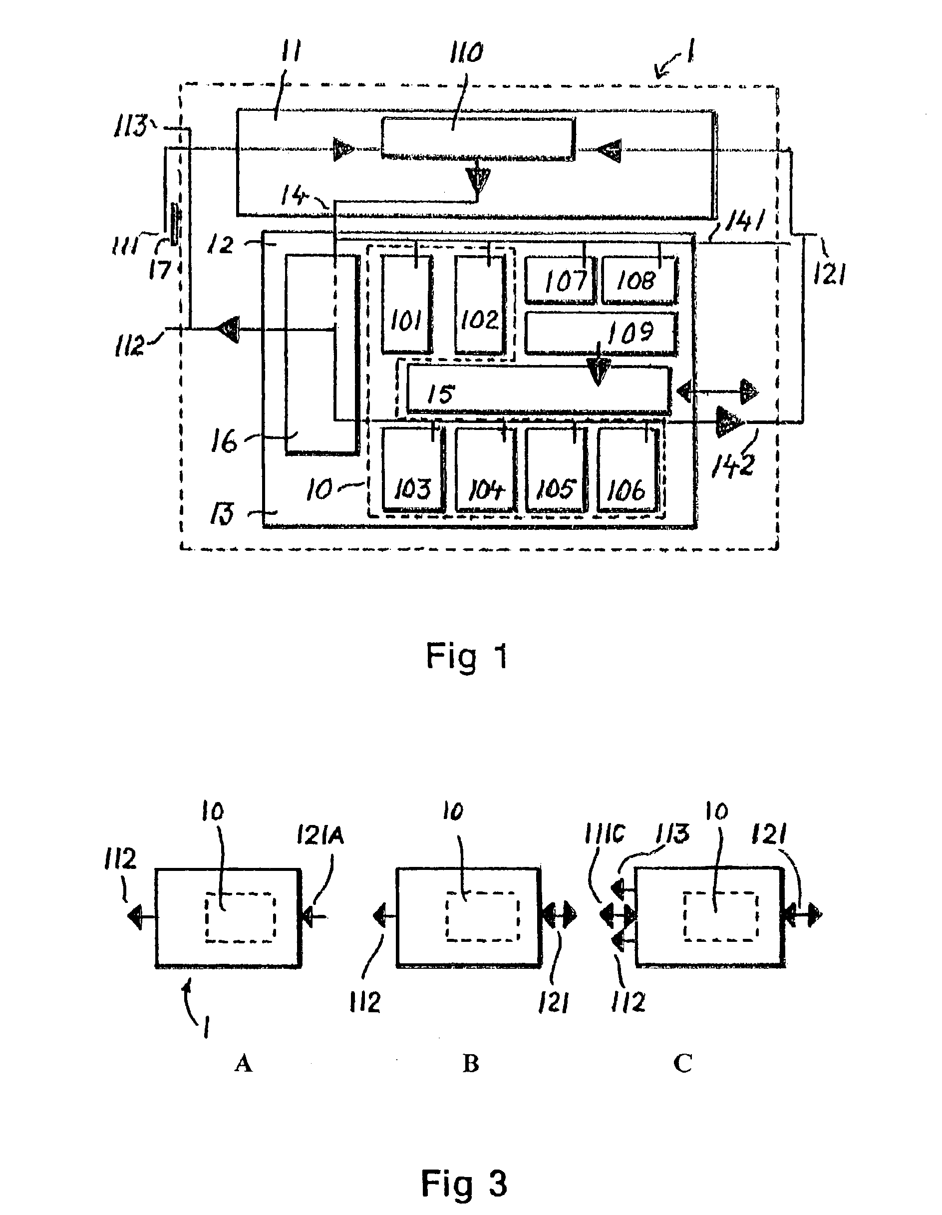 Arrangement of banknote handling machines for the infeed and outfeed of banknotes