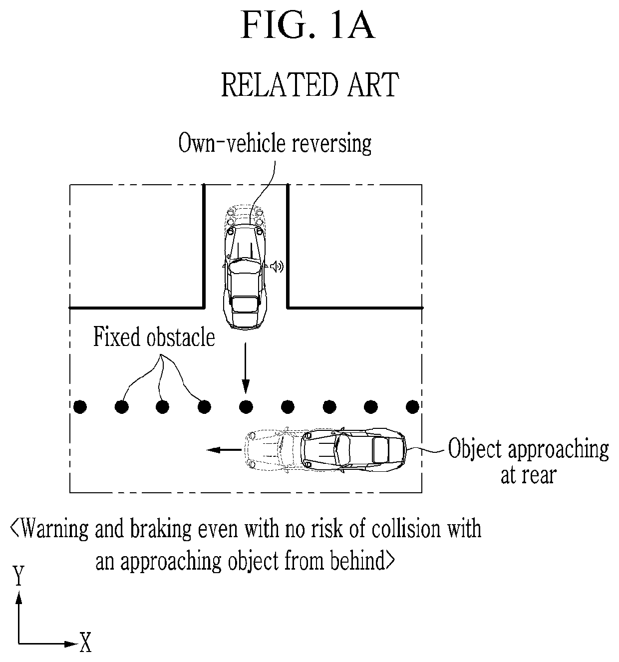 Vehicle rear warning system and control method thereof