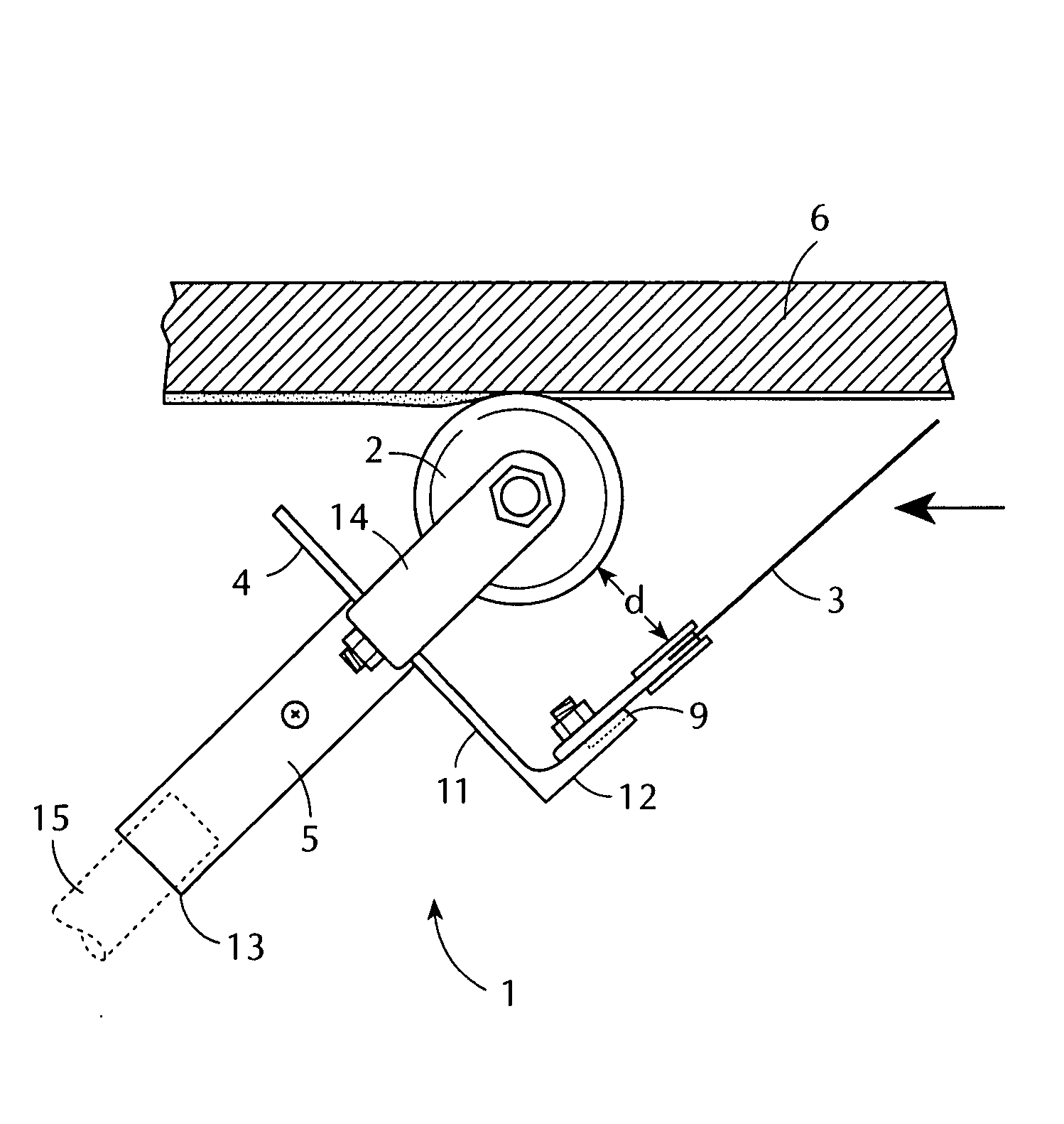 Tool for cleaning taped seams of dry wall