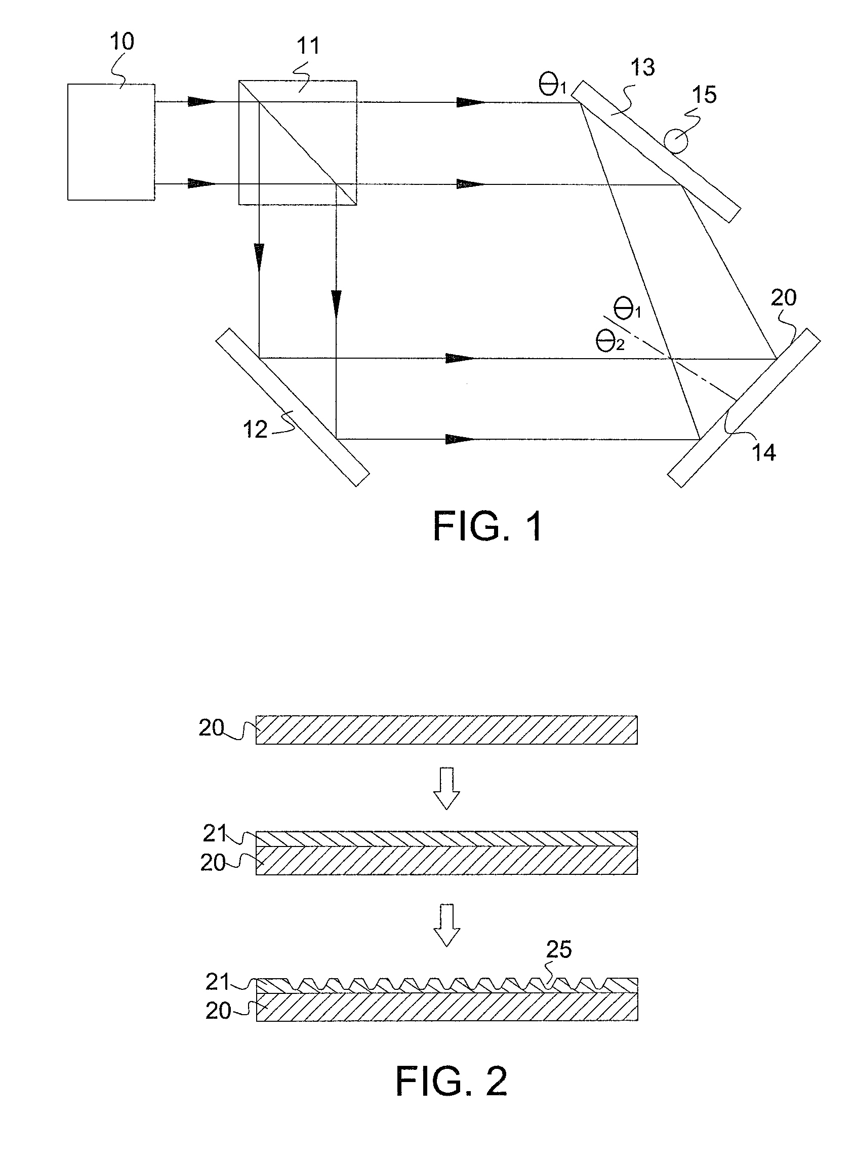 Optical filters based on polymer asymmetric bragg couplers and its method of fabrication