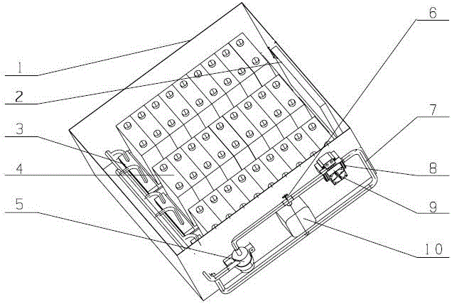 Liquid cooling and heating integrated power lithium battery pack