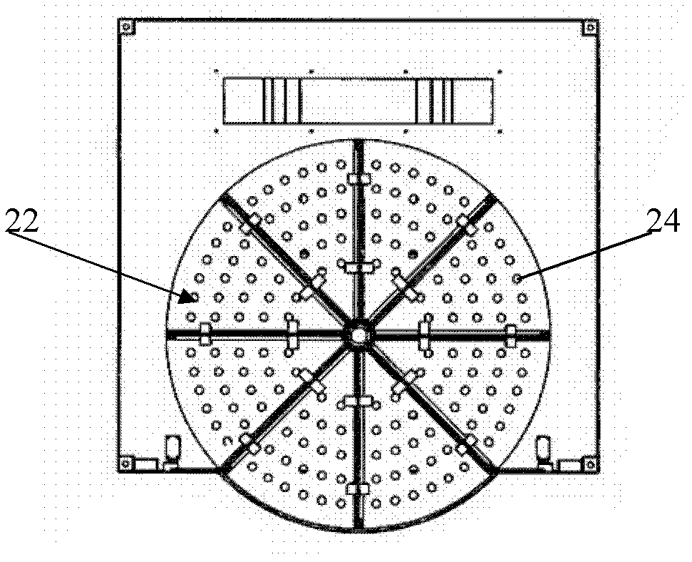 Rotary drying furnace