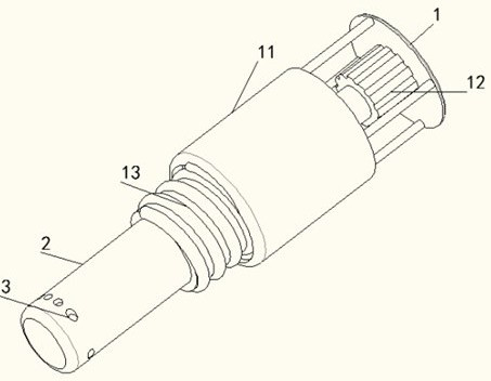 Probing and treating integrated device for otolaryngology department