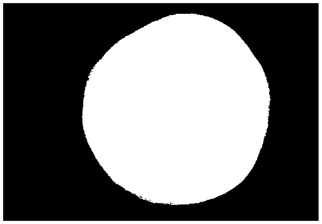 Pear fruit transverse and longitudinal diameter measuring method based on image processing