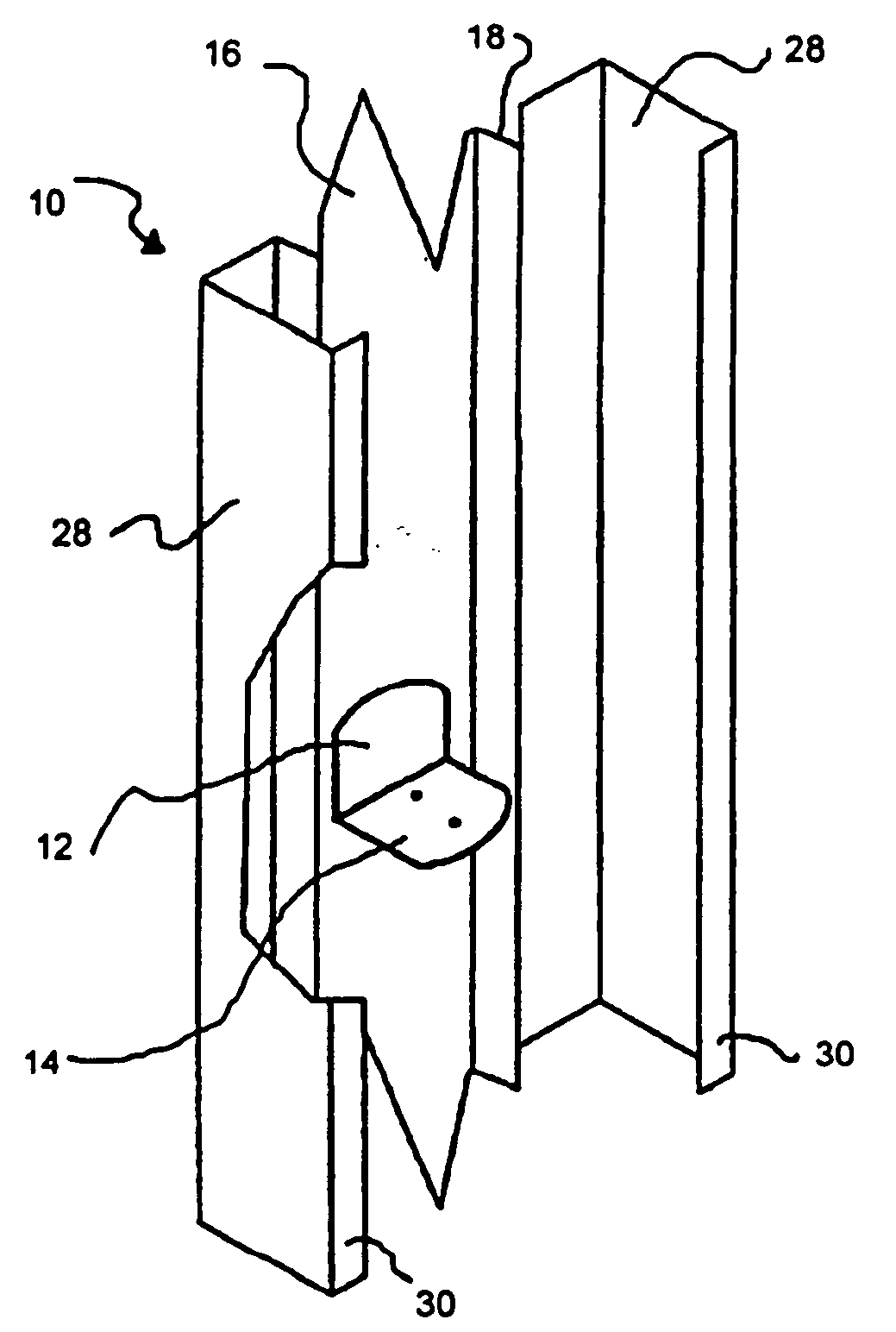 Metal framing member with off site manufactured locking tabs