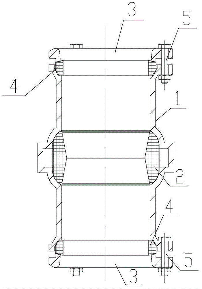 Flexible compensation method and flexible compensator for building drainage pipeline