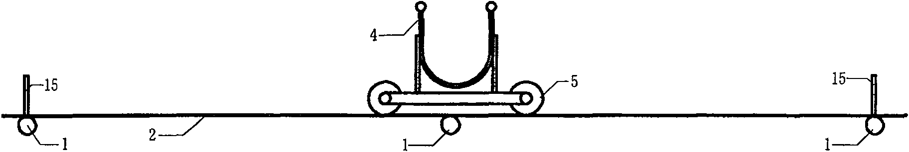 Concrete distributing device