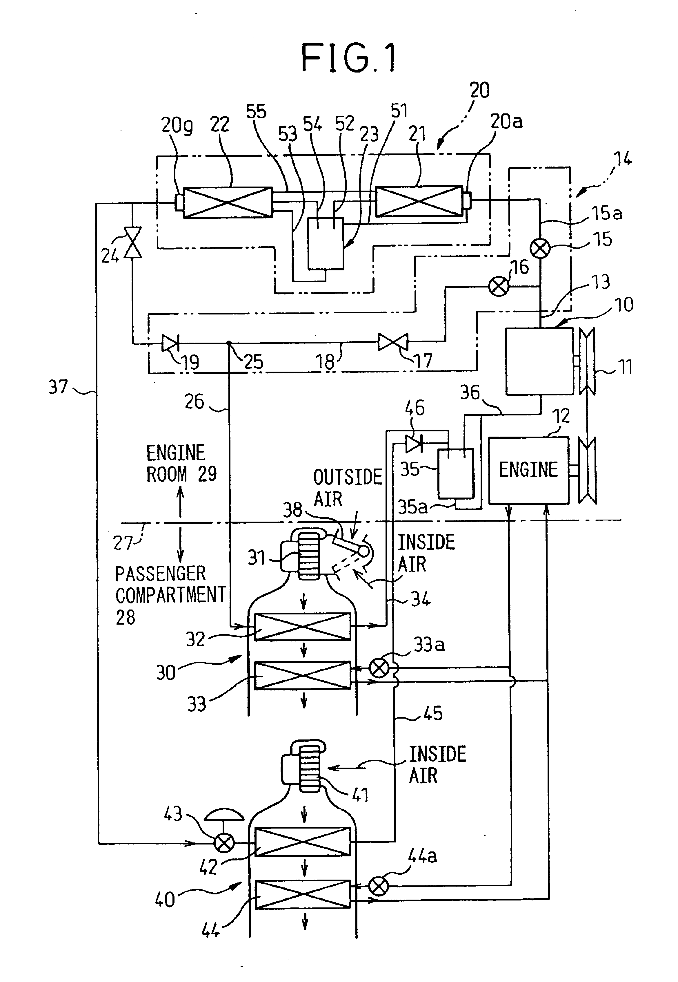 Vehicle air-conditioning system