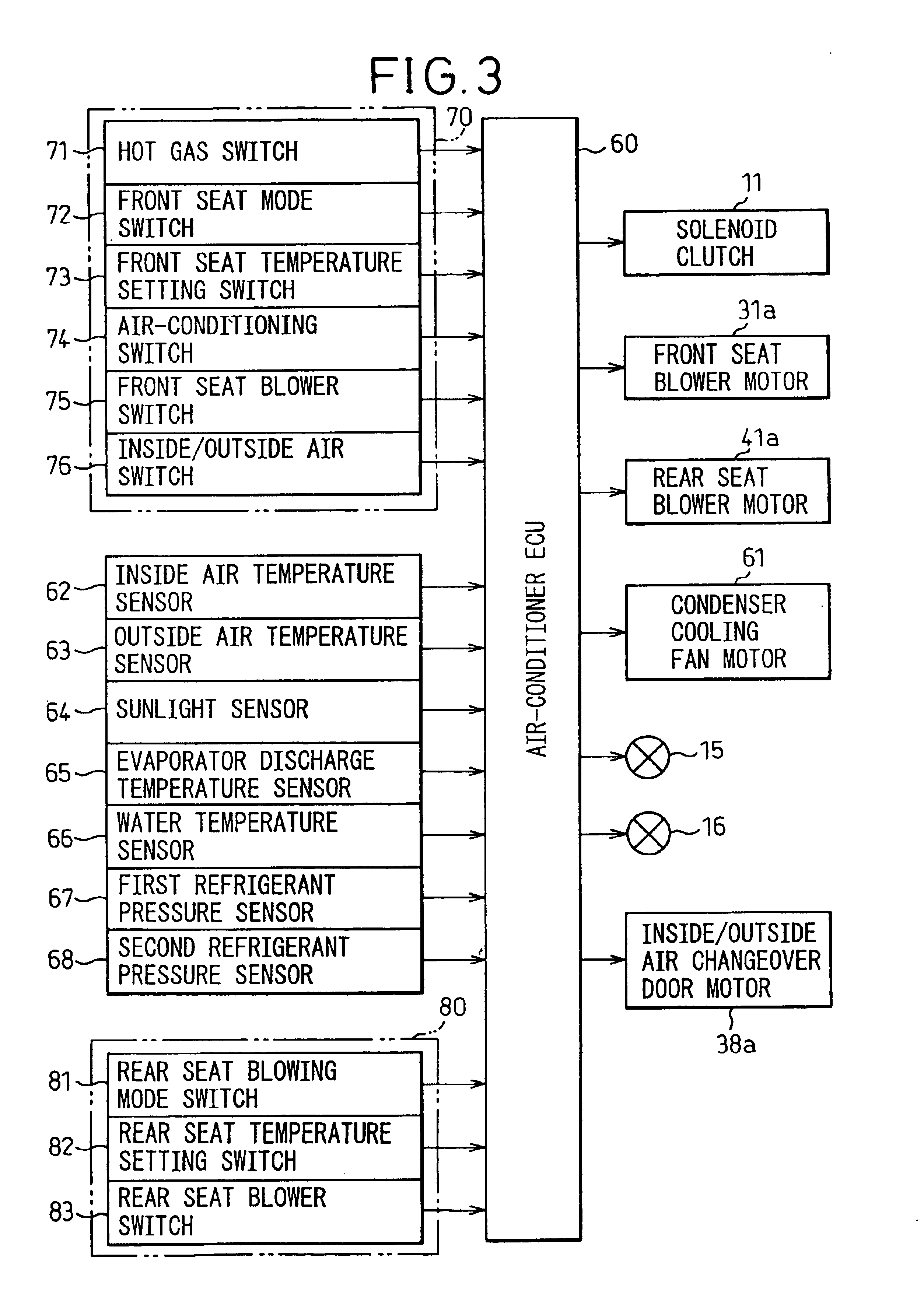 Vehicle air-conditioning system