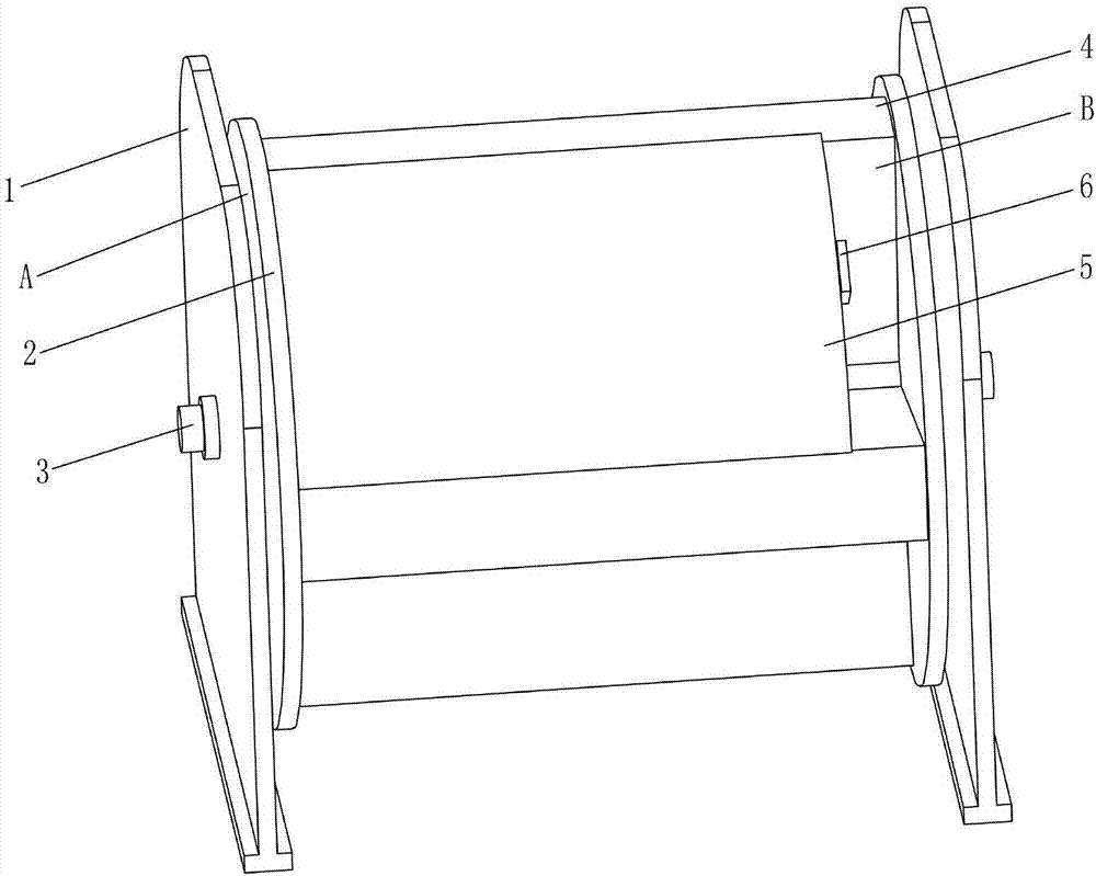 Rotary switching type storage cabinet