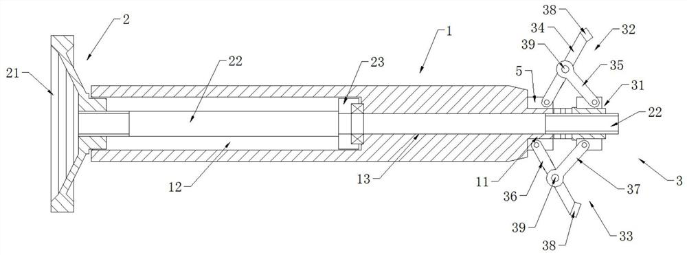 Special dismounting tool for plum blossom contact