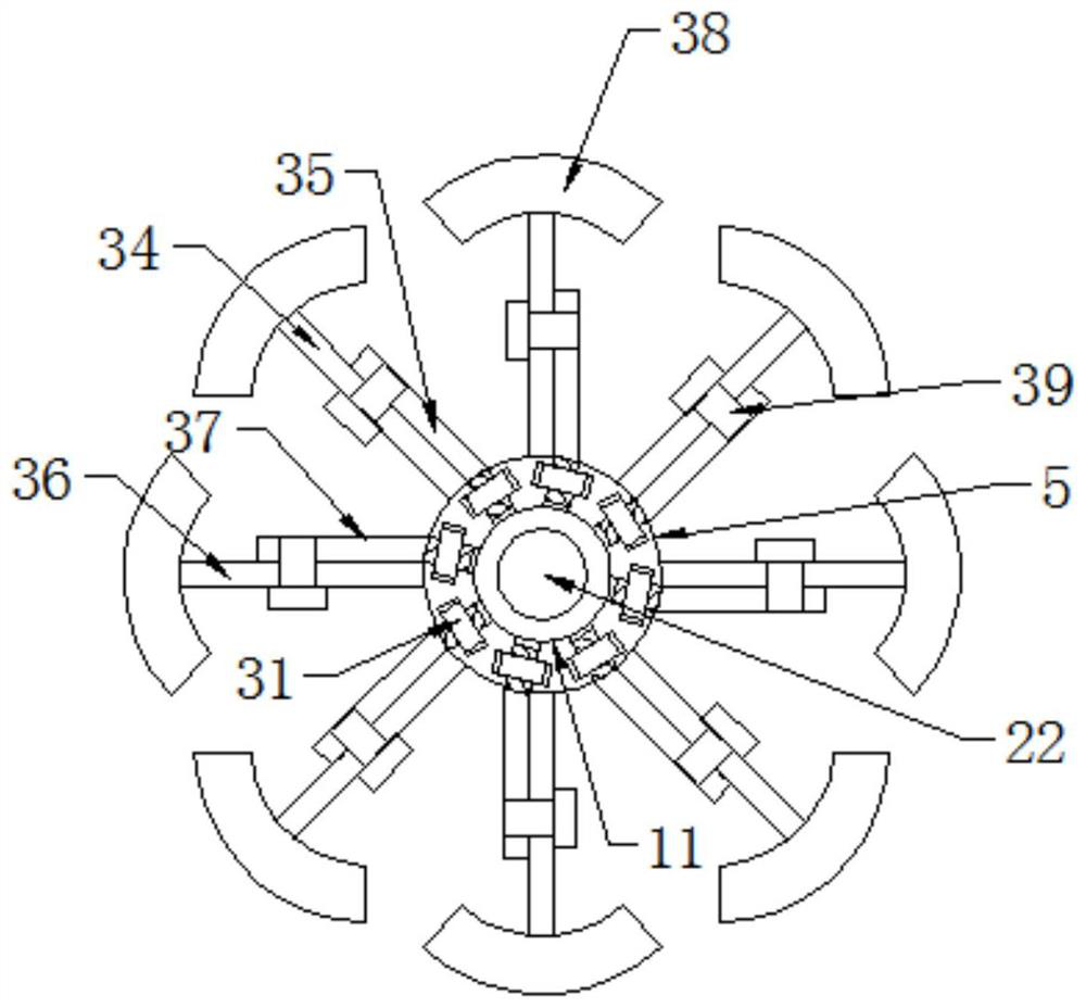 Special dismounting tool for plum blossom contact