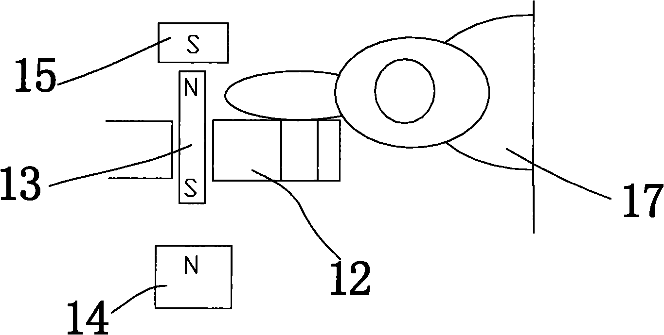 Self-locking type anti-falling glove system