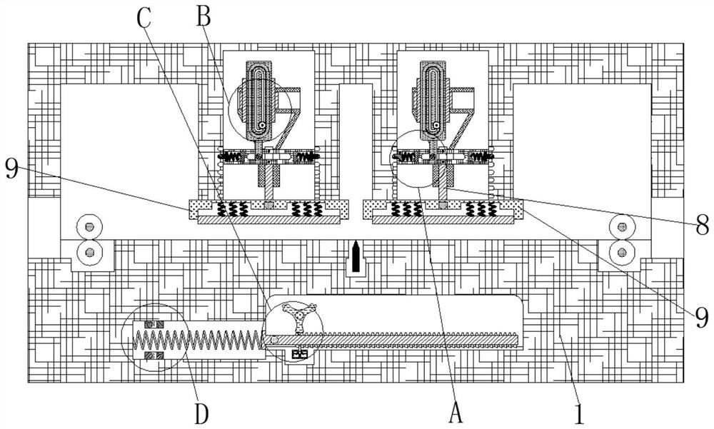 Cutting device provided with good cutting effect and used for producing adhesive stickers