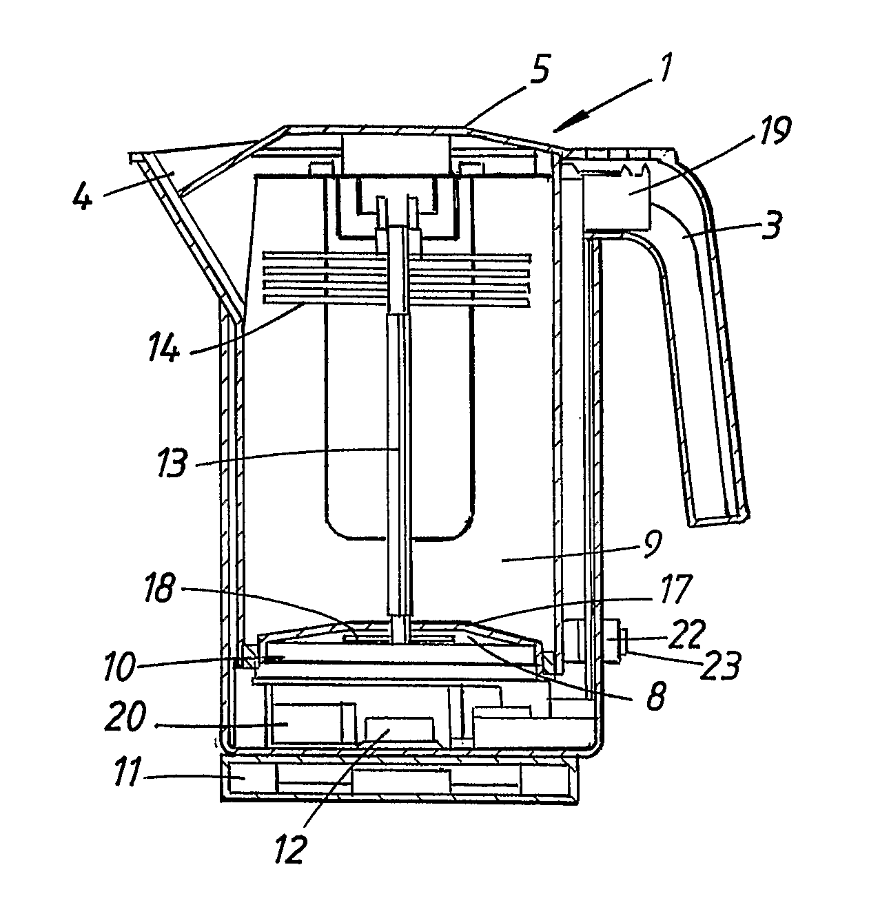 Liquid cleaning device