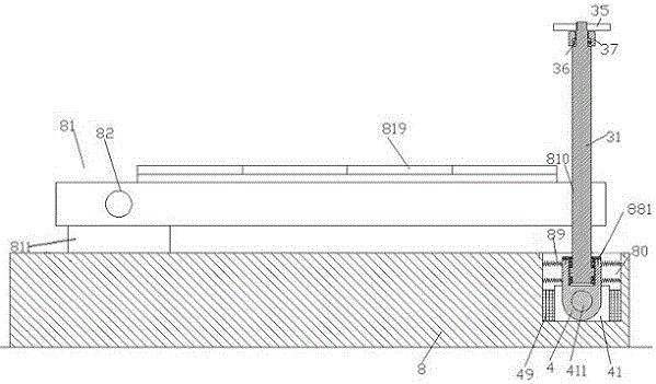 Solar cell panel angle adjusting mechanism capable of operating smoothly