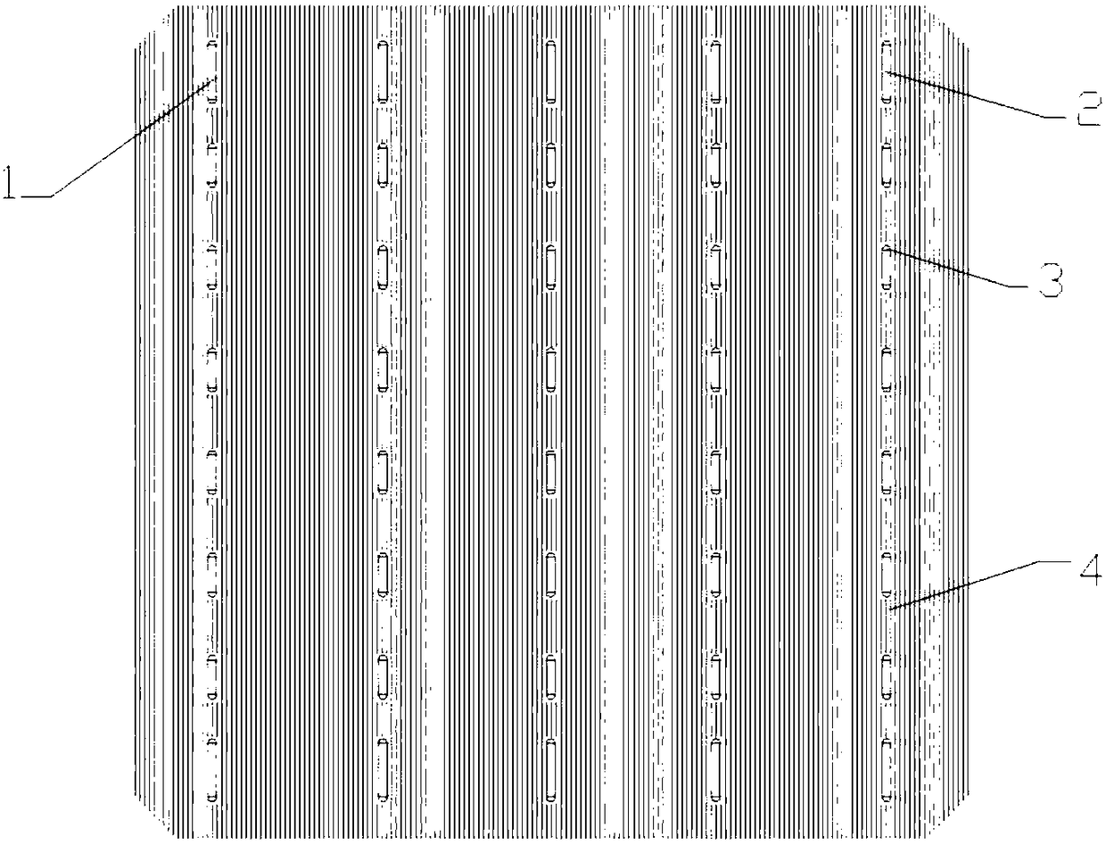 Crystalline silicon cell with high resistance to mechanical load