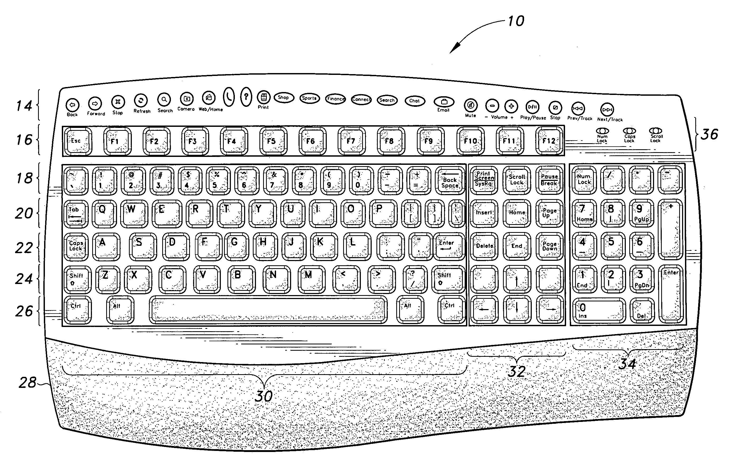 Computer keyboard