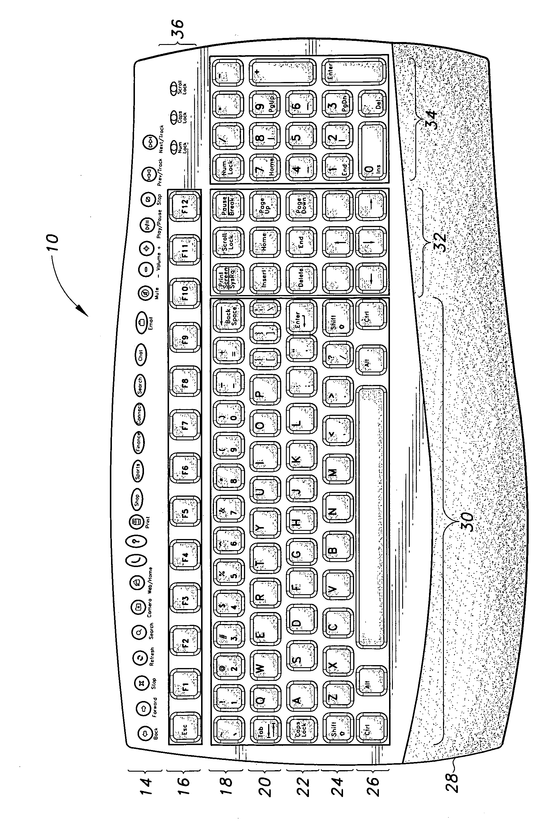 Computer keyboard