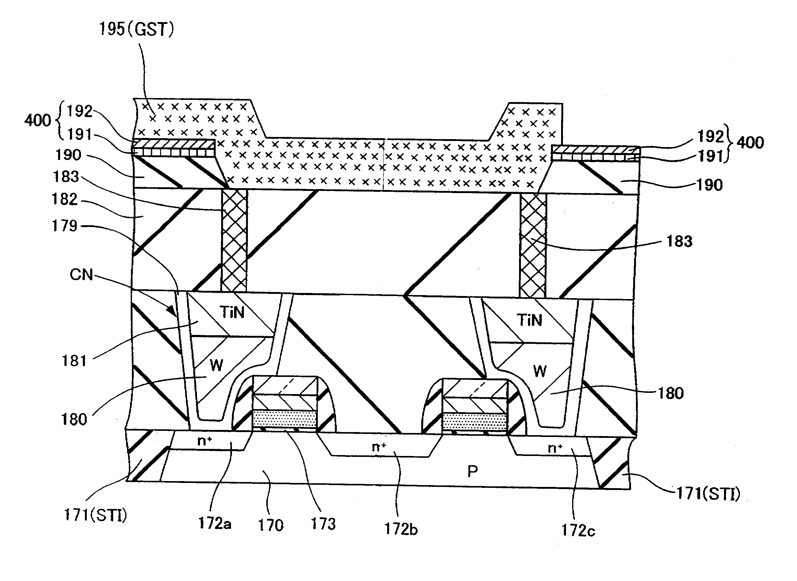 Phase-change memory device with minimized reduction in thermal efficiency and method of manufacturing the same