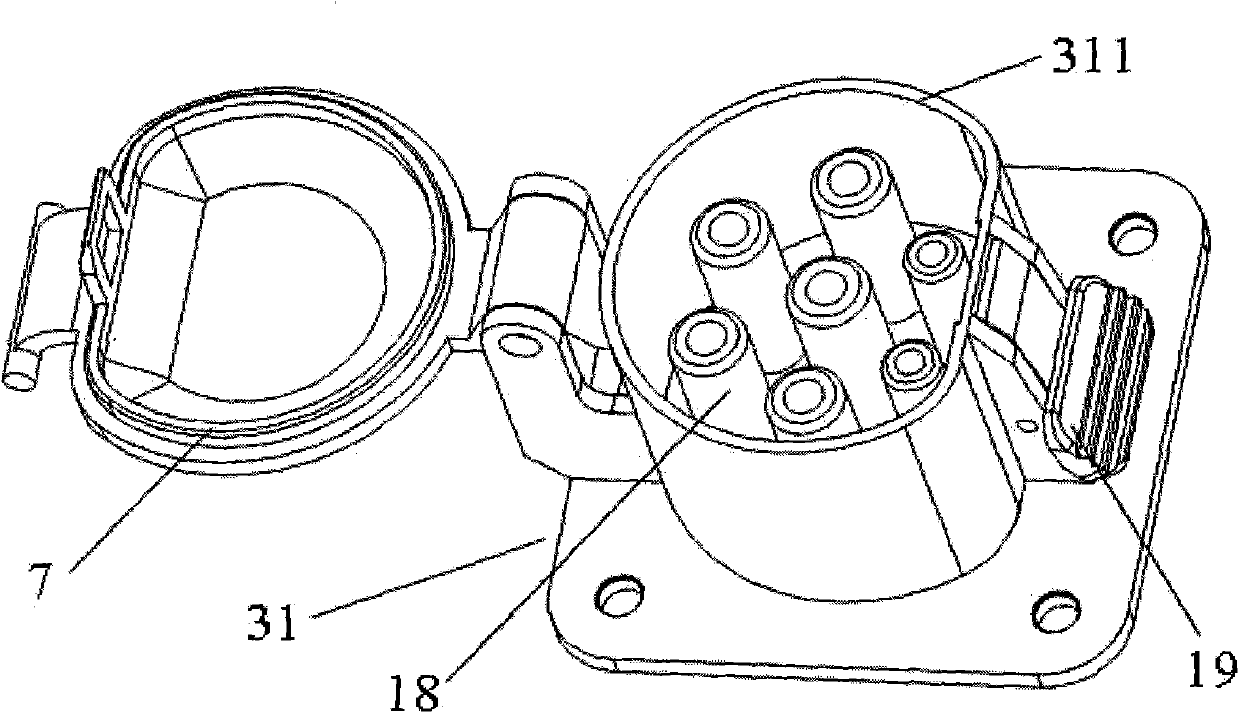 Conduction type charging connector for electric vehicle