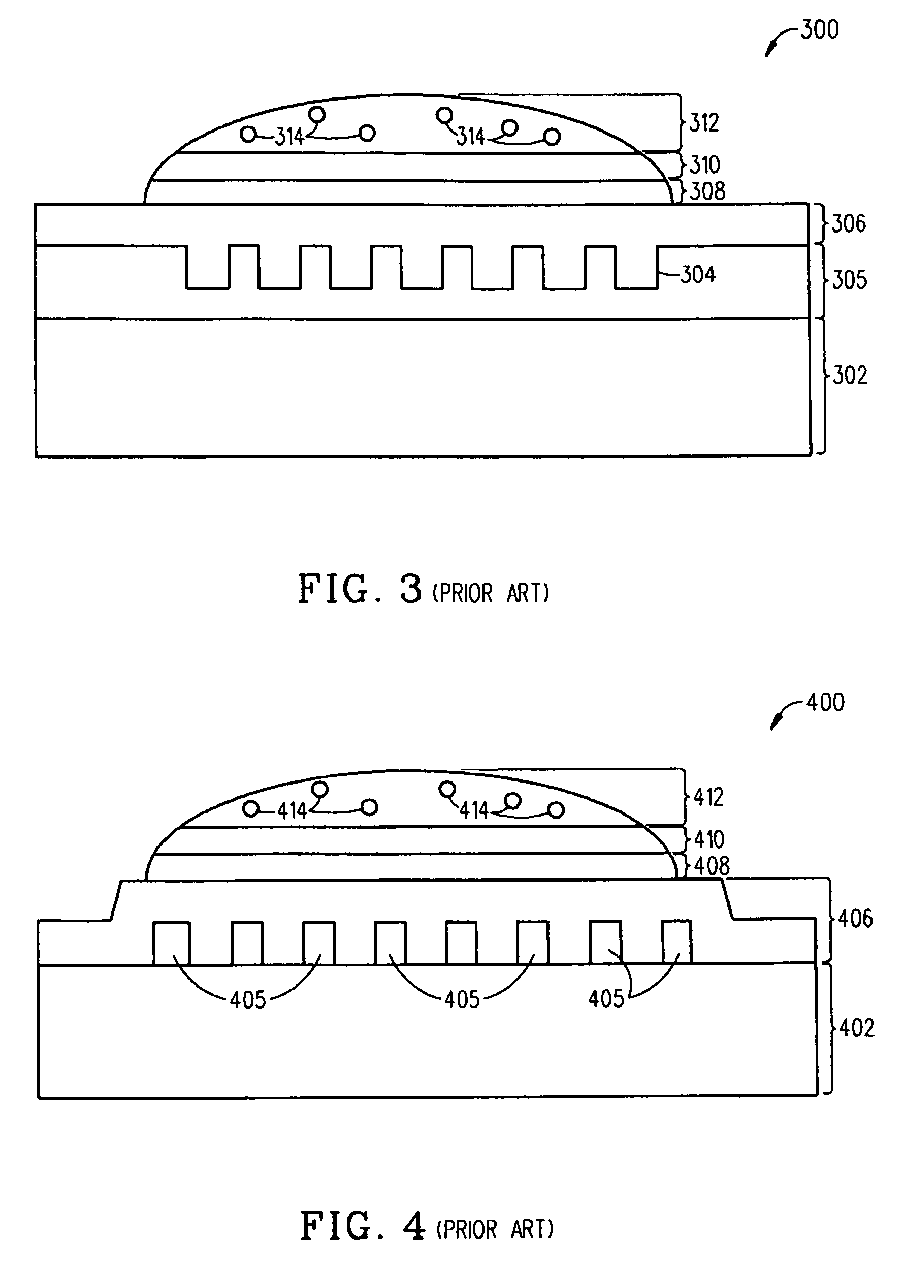 Low drift planar waveguide grating sensor and method for manufacturing same