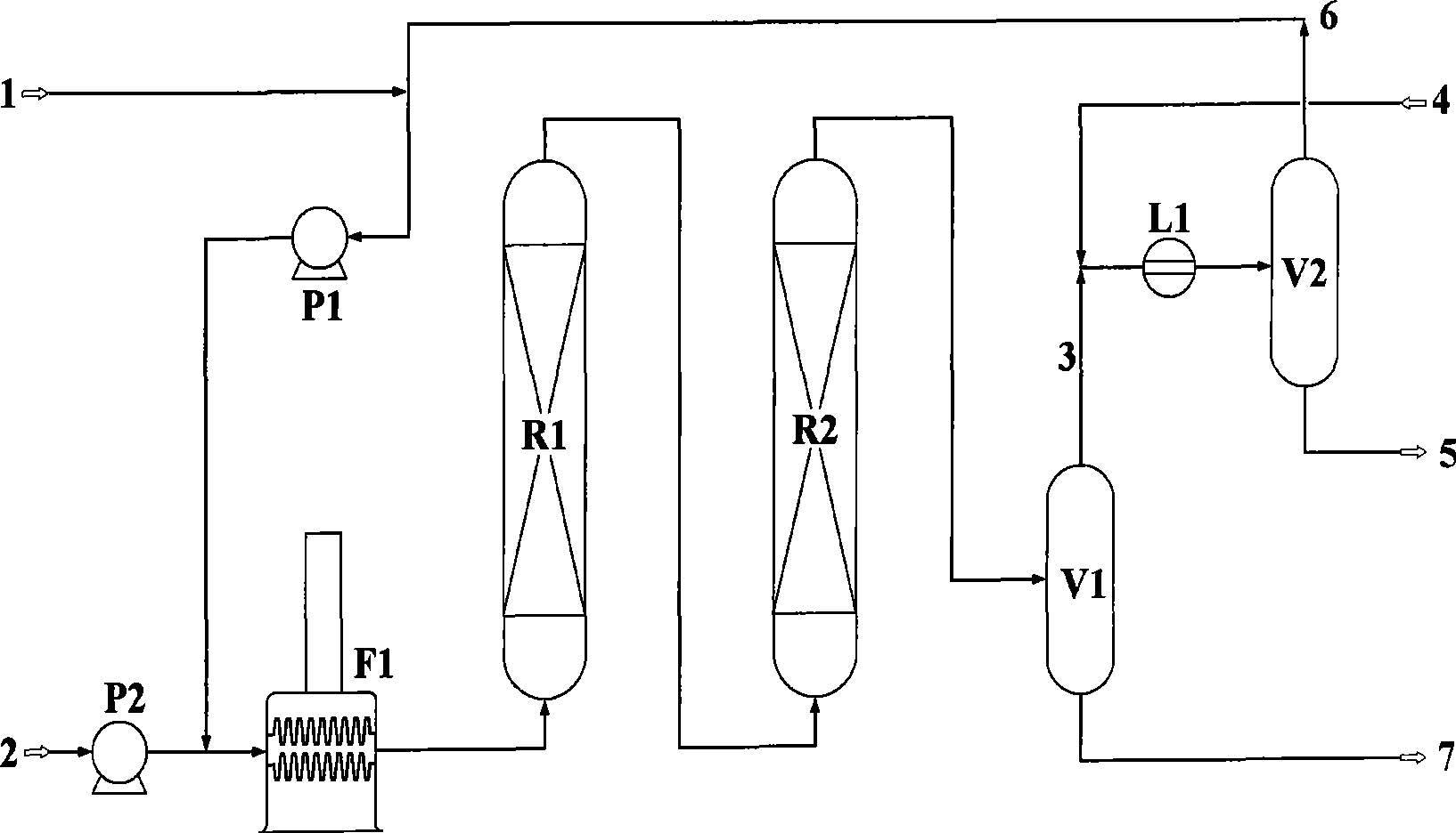 Hydrogenation method for brown coal directly liquefied circulating solvent