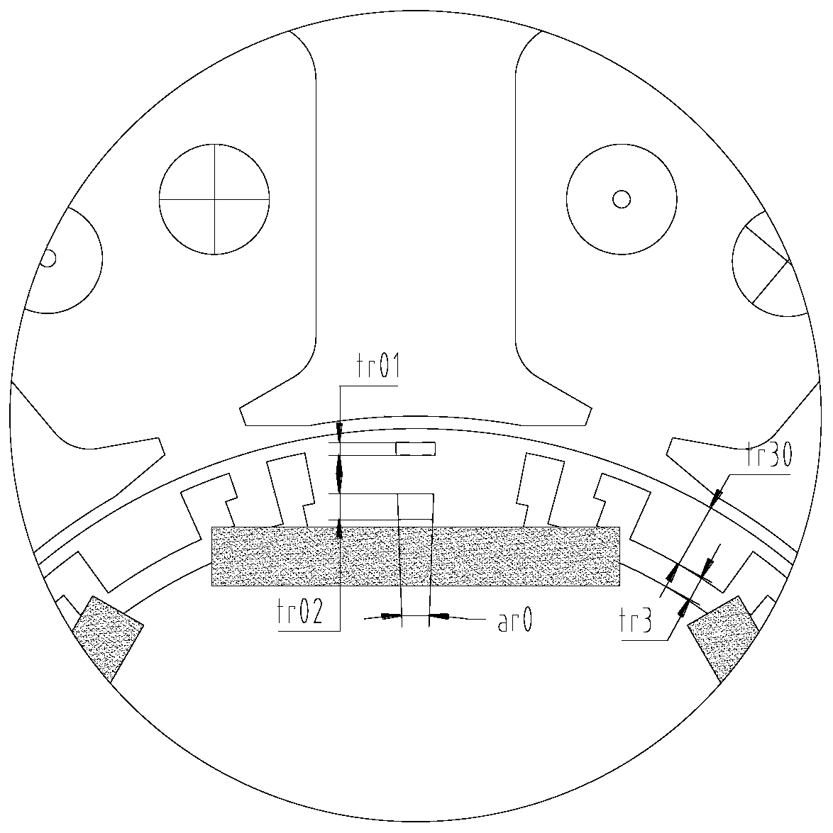 Rotor component and permanent magnet motor