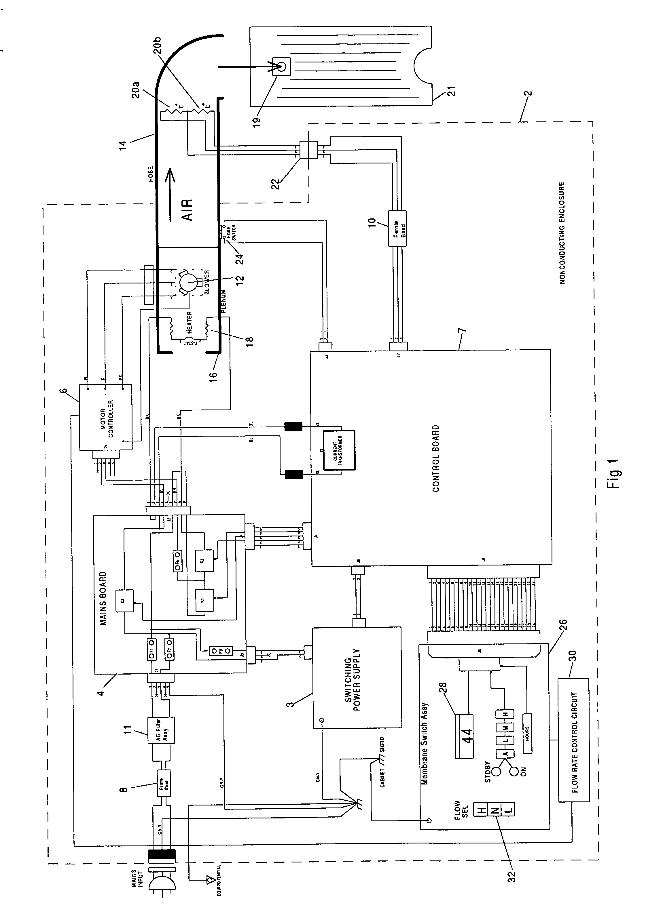 System for providing actuated optimal inflation to multiple temperature regulated blankets and method therefor