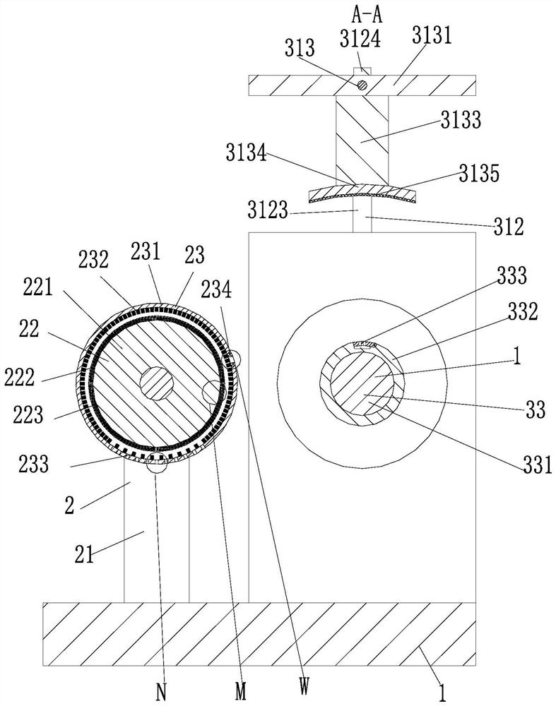 A fast winding device for the production and preparation of rubber strips