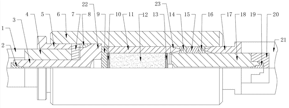 Reaction unit for imitating diagenetic process of sedimentary rock